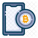 Bitcoin Cryptocurrency Electronic Cash Icon