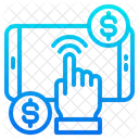 Mobile Phone Touch Money アイコン