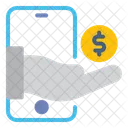 Phone Hand Money アイコン