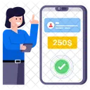 Mobile Payment  Icon