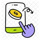 Online Payment Mobile Payment Mobile Transaction Icon