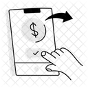 Mobile Transaction Mobile Payment Online Payment Icon