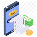 Mobile Payment Mobile Receipt Mobile Payment Receipt Icon