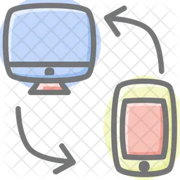 Mobile Pc Connectivity  Icon