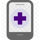 Mobile Phone Pollen Allergy Smartphone Icon