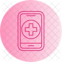 Mobile Phone Pollen Allergy Smartphone Icon