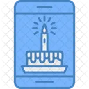 Mobile Phone Smartphone Cake Icon