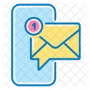 Mobile Phone Message Envelope Icon