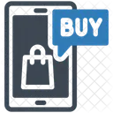 Mobile Phone Online Buy Icon
