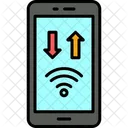 Mobile Phone Sync Wireless Icon