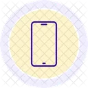 Mobile Phone Line Icon Icon