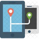 Gps Mobile Location Mobile Phone Tracking Icon
