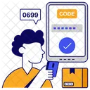 Mobile Pincode Mobile Passcode Phone Pincode Icon