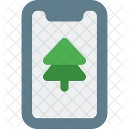 Mobile Pine Tree  Icon