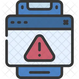 Mobile Pop Up Alert  Icon