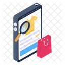Mcommerce Mobile Product Search Mobile Shopping Icon