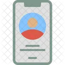 Mobile Profile  Icon