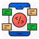 Mobile Programming Software Development Html Coding Icon