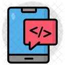 Mobile Programming Software Development Html Coding Icon