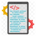 Mobile Programming Software Development Html Coding Icon