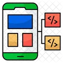 Mobile Programming Software Development Html Coding Icon