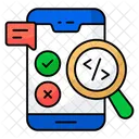 Mobile Programming Software Development Html Coding Icon