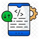 Mobile Programming Software Development Html Coding Icon