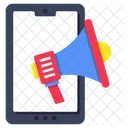 Mobile Promotion Mobile Publicity Online Marketing Icon