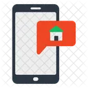 Mobile Property Chat  Icon