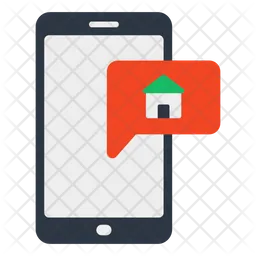 Mobile Property Chat  Icon