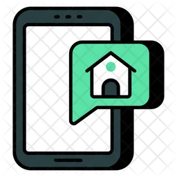 Mobile Property Chat  Icon