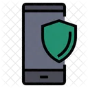 모바일 보호 모바일 데이터 보호 보안 모바일 데이터 아이콘