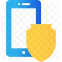 Mobile Protection Mobile Insurance Shield Icon
