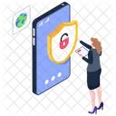 Mobile Unlock Mobile Protection Mobile Security Icon