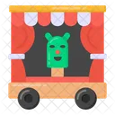 Puppet Show Puppet Trailer Mobile Puppet Theatre Icon