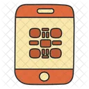 Mobile Qr Code Smartphone Qr Code Phone Qr Code 아이콘