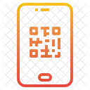 Qr Code Smartphone Scan Icon