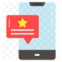 Mobile Rating Rate Us Chat Bubble Icon