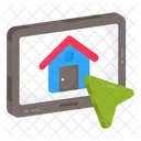 Online Property Online House Online Home Icon