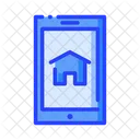 Mobile Real Estate Online Property Booking Mobile Property Icon