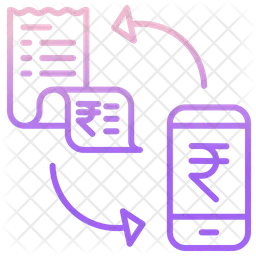 E-Payment für mobile Rechnungen  Symbol