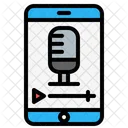 Mobile Record  Icon