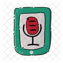 Smartphone Mobile Microphone Icon