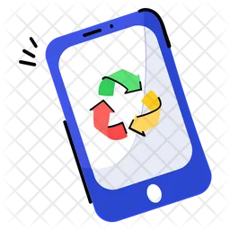 Mobile Recycle  Icon