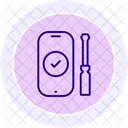 Mobile Repair Line Icon Icon