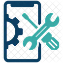 Mobile Repair Gear Service Icon