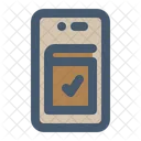 Mobile Reservation Untact Booking Icon