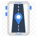 Mobile Road Location Direction Gps Icon
