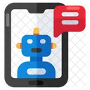Mobile Robot Artificial Intelligence Ai Icon