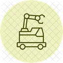 Mobile Robot Pentaglow Icon